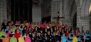 Le JDS à l'église d'Evian avec la chorale italienne de Caselle
