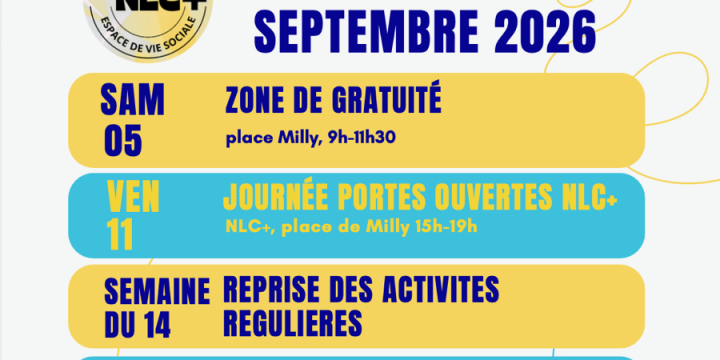 Programme NLC+ - septembre 2026