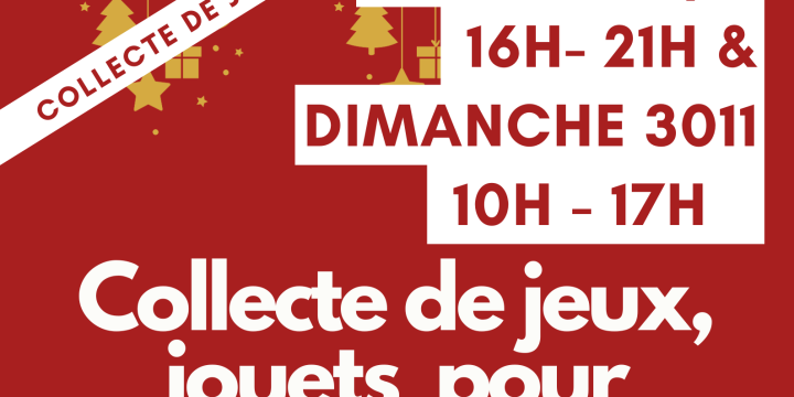 Collecte de jouets